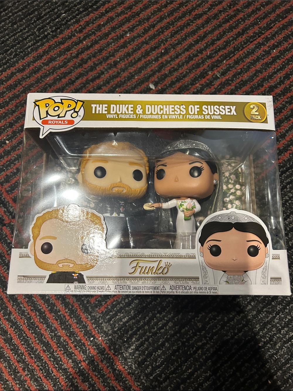The Duke & Duchess of Sussex , Harry & Megan Funko Pop